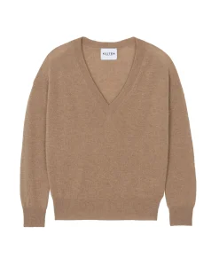 Pull Cachemire Col V Boyfriend