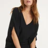Pull Cachemire Col V Femme Sans Manches