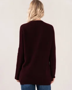 Pull Cachemire Col V Femme Boyfriend
