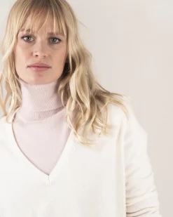 Pull Cachemire Col V Femme Boyfriend