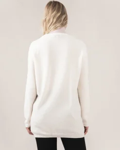 Pull Cachemire Col V Femme Boyfriend