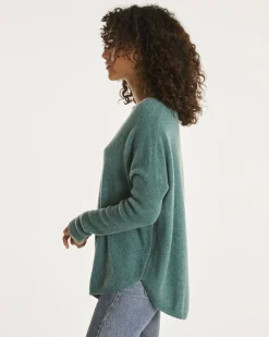 Pull Cachemire Col V Liquette Oversize