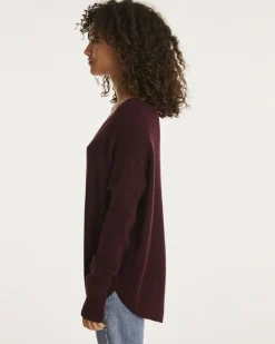 Pull Cachemire Col V Liquette Oversize
