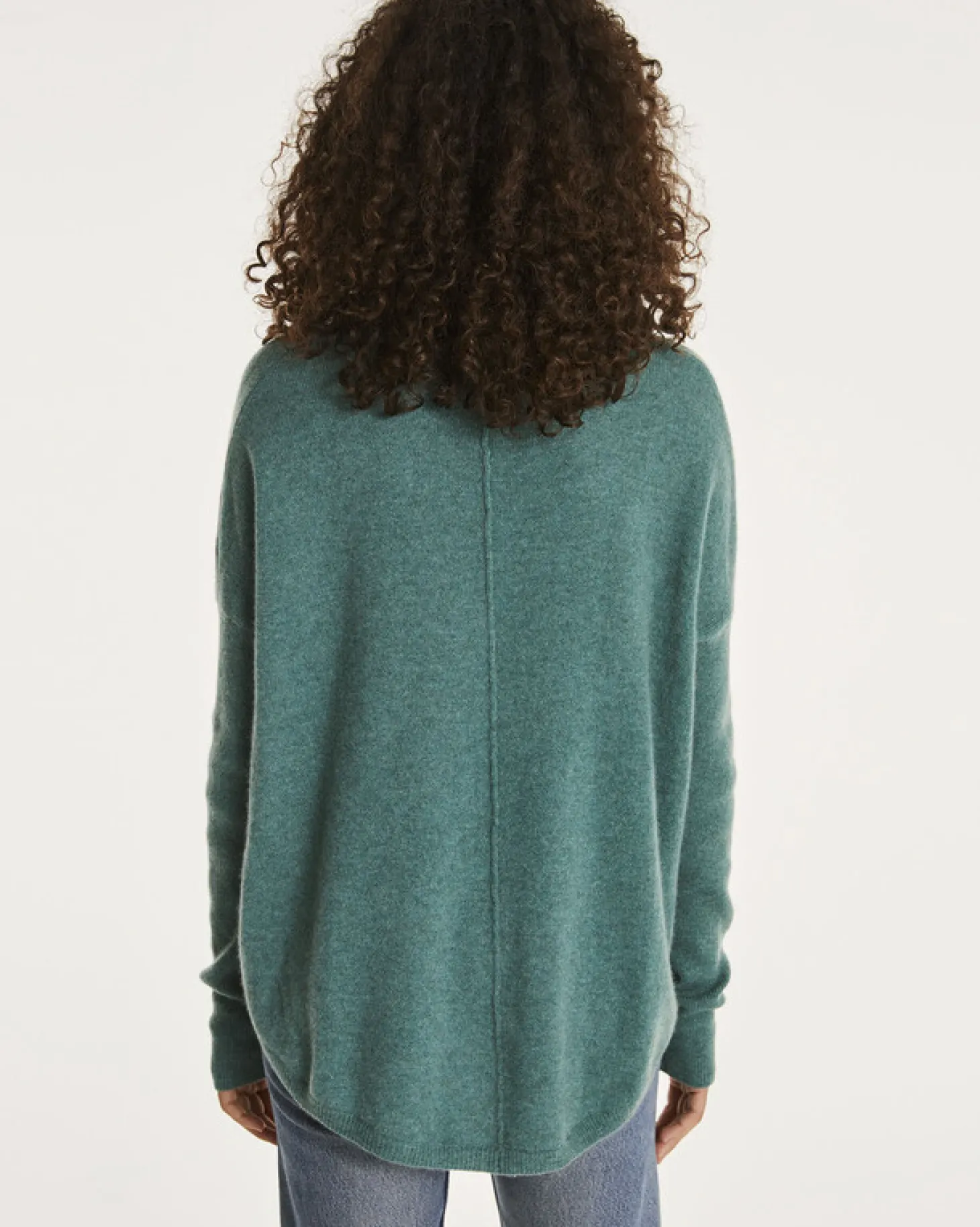 Pull Cachemire Col V Liquette Oversize
