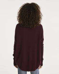 Pull Cachemire Col V Liquette Oversize