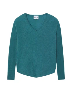 Pull Cachemire Col V Liquette Oversize