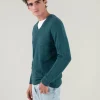 Pull Cachemire Col V Manches Longues