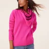 Pull Cachemire Col V Manches Mitaines, 4 Fils