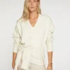 Pull Cachemire Col V Oversize Femme