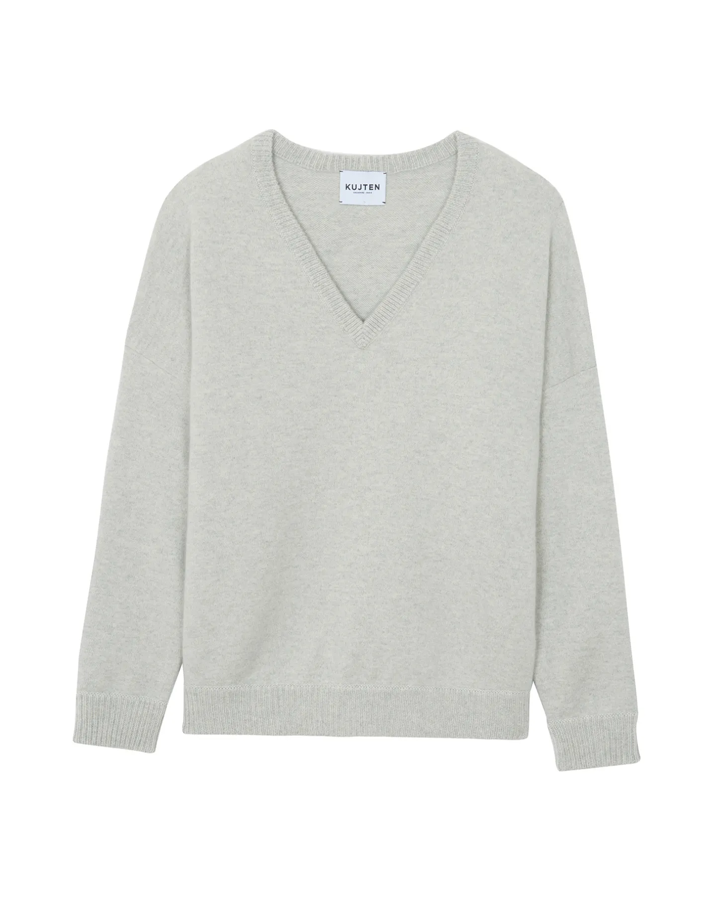 Pull Cachemire Col V Oversize Femme