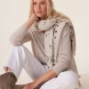 Pull Cachemire Col V Oversize Liquette, 2 Fils