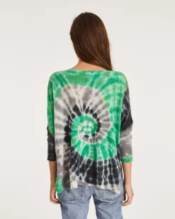 Pull Cachemire Col V Tie & Dye