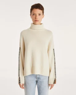 Pull Cachemire Court Femme Col Roule