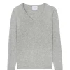 Pull Cachemire Femme Col V Basic