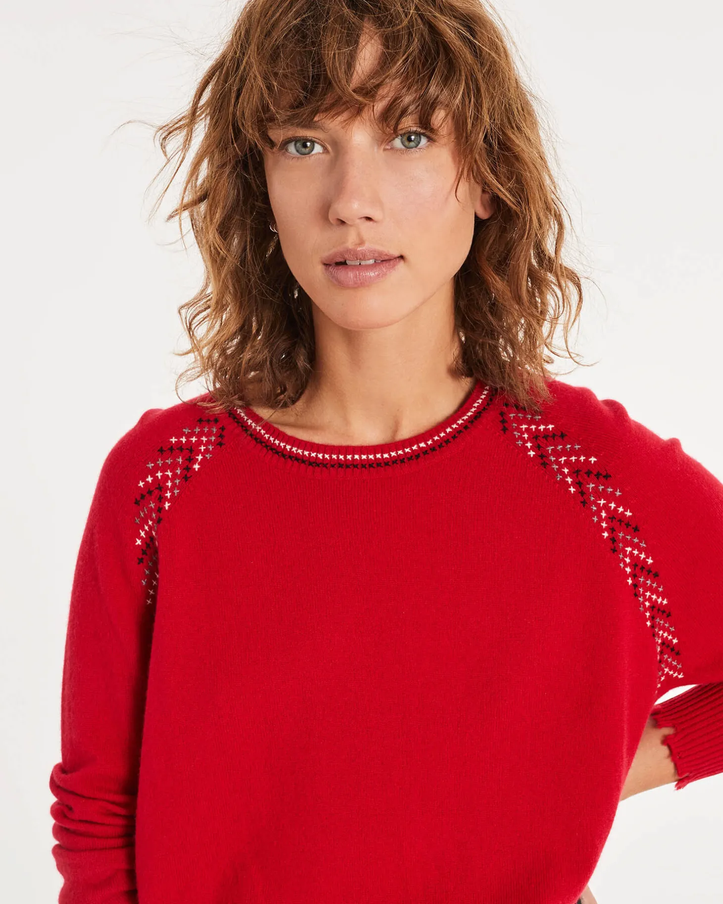 Pull Cachemire Femme Col Rond Liquette