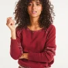Pull Cachemire Femme Col Rond Broderie