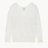 Pull Cachemire Femme Col V Boyfriend