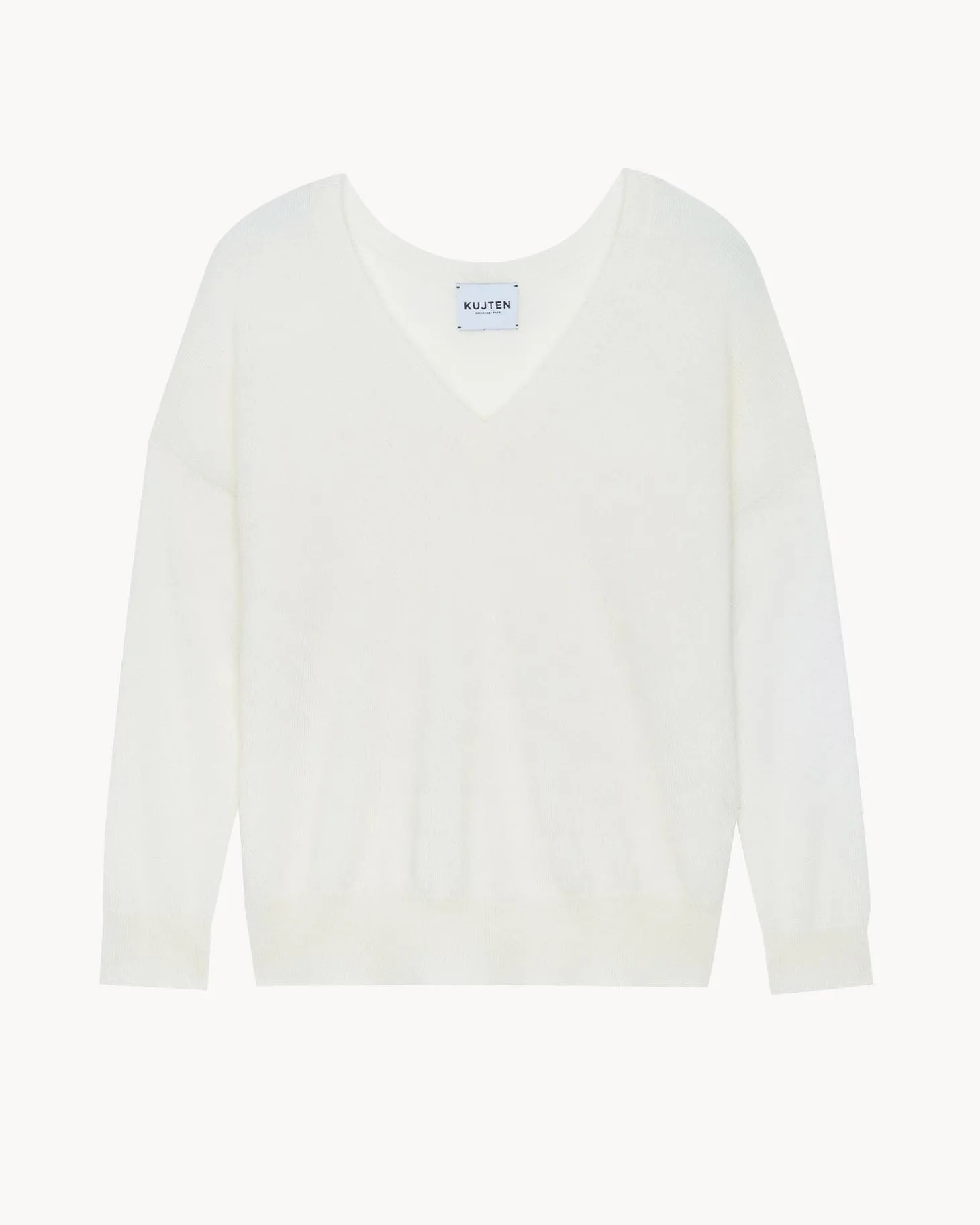 Pull Cachemire Femme Col V Boyfriend