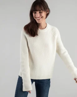 Pull Cachemire Femme Col Rond Court
