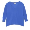 Pull Cachemire Femme Col V Oversize, 2 Fils