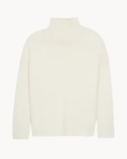 Pull Cachemire Femme Col Cheminee Oversize