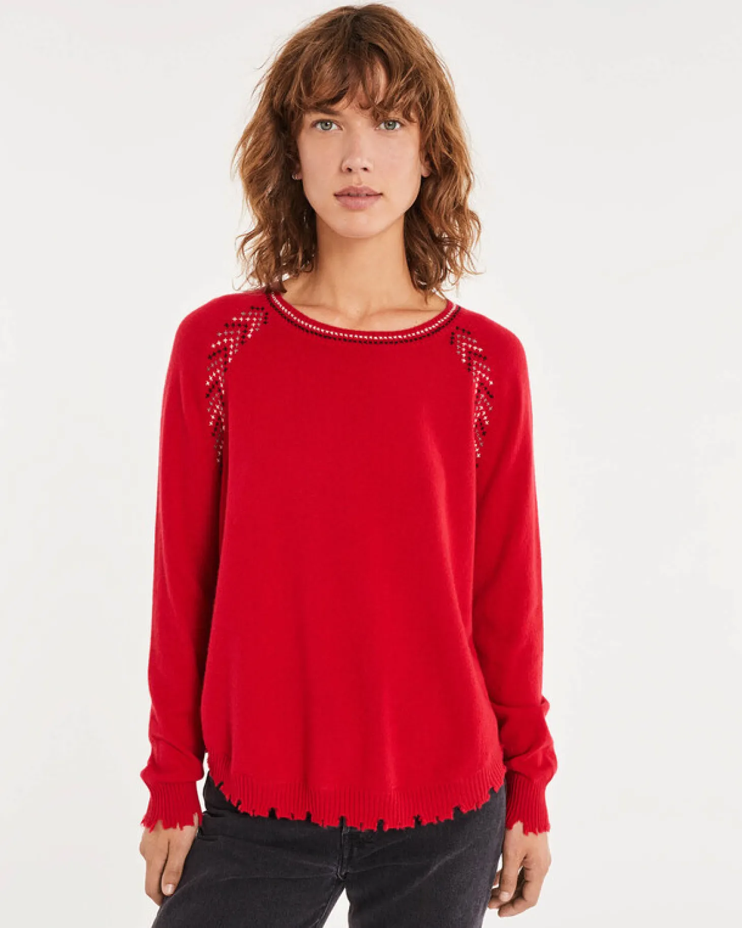 Pull Cachemire Femme Col Rond Liquette