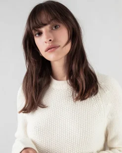 Pull Cachemire Femme Col Rond Court