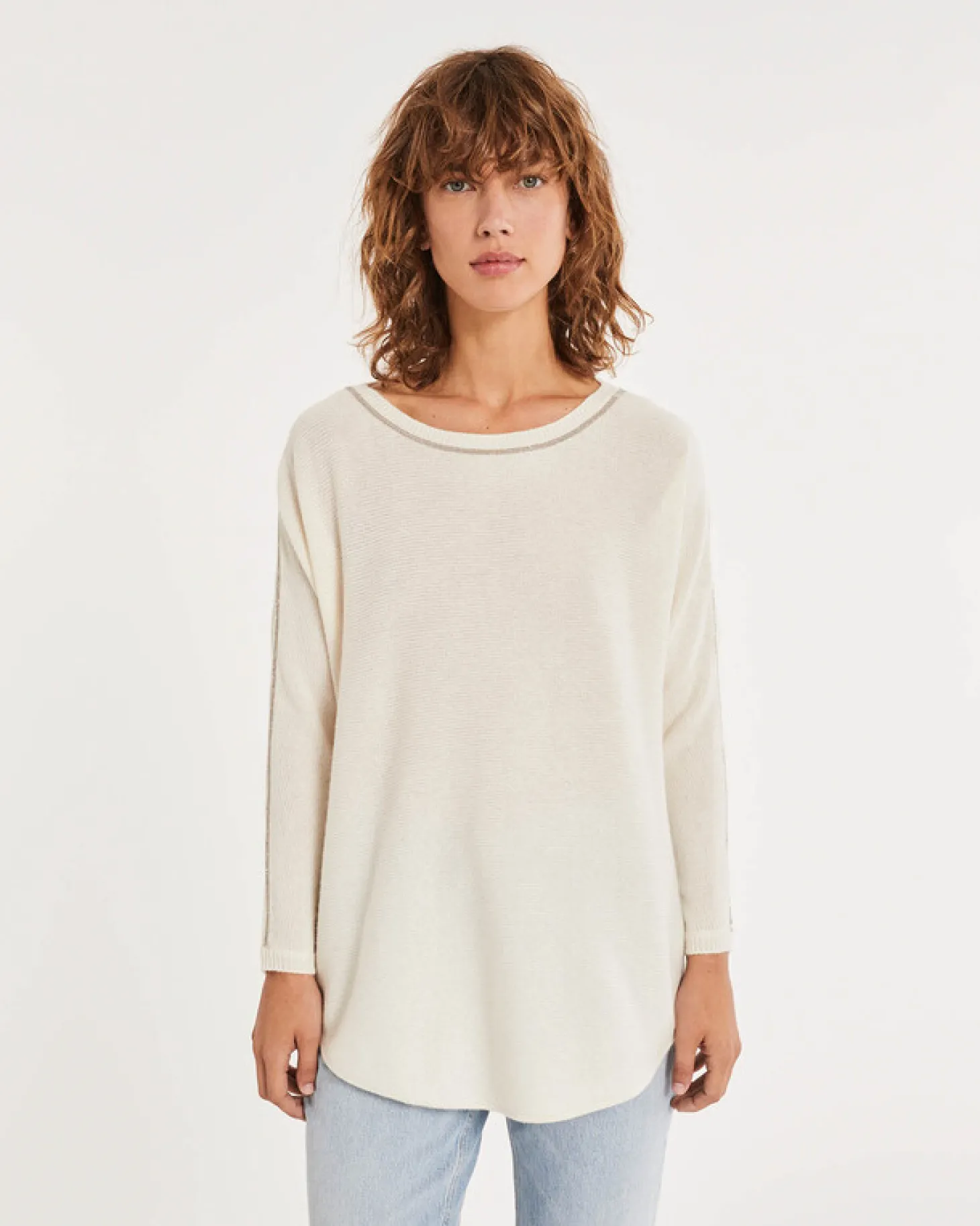 Pull Cachemire Femme Col Bateau Liquette