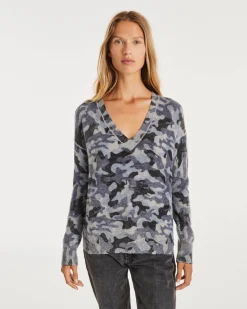Pull Cachemire Femme Col V Boyfriend