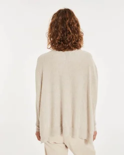 Pull Cachemire Femme Col Rond Oversize