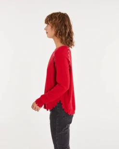 Pull Cachemire Femme Col Rond Liquette