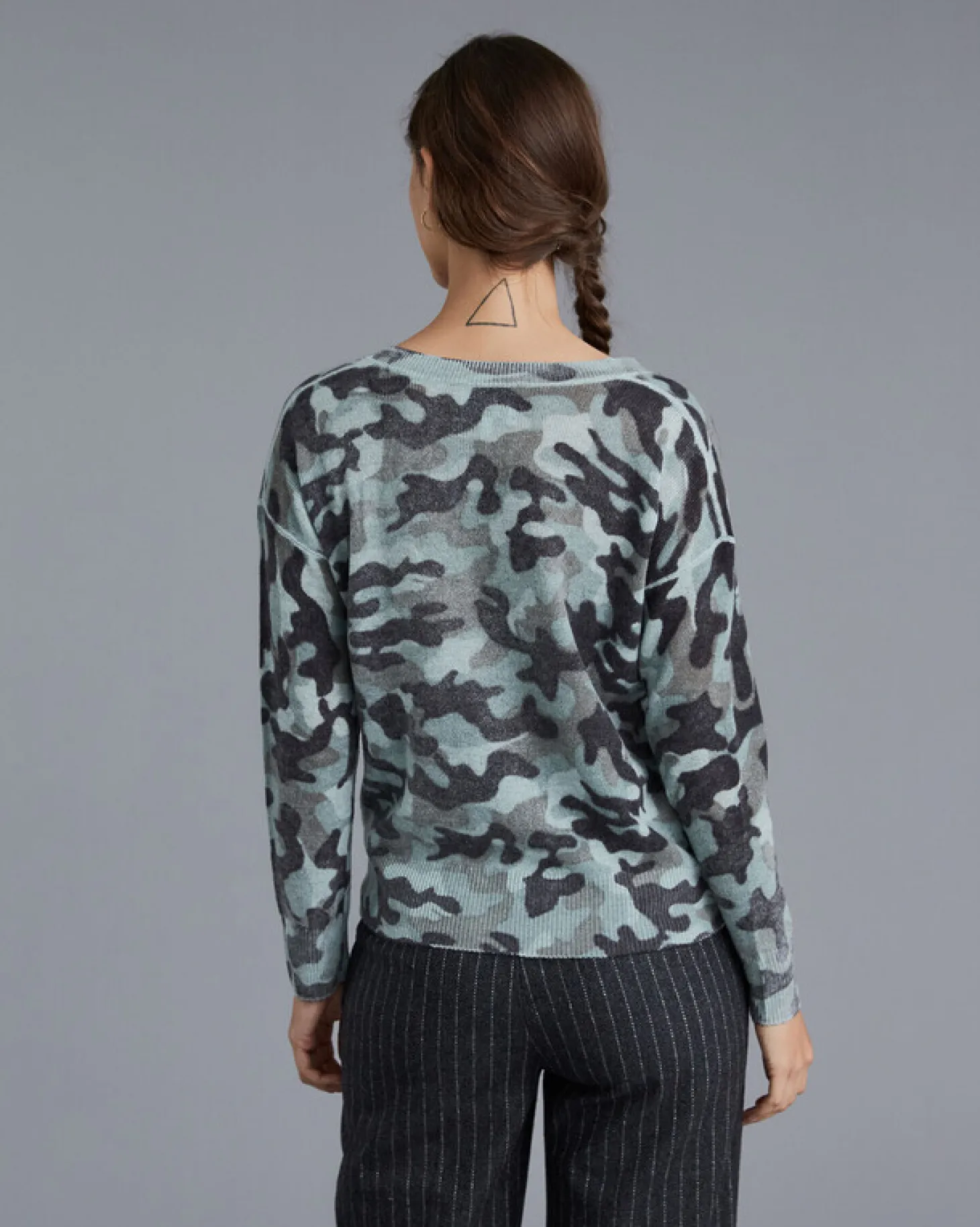 Pull Cachemire Femme Col V Boyfriend