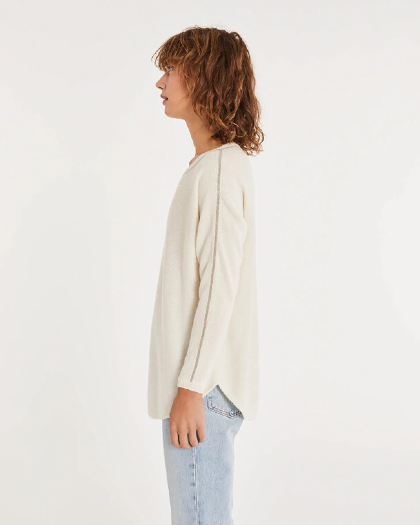 Pull Cachemire Femme Col Bateau Liquette