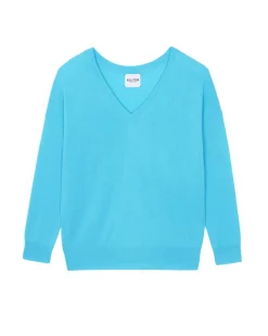 Pull Cachemire Femme Col V Boyfriend