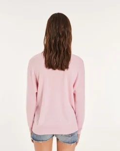 Pull Cachemire Femme Col V Boyfriend