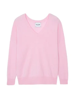 Pull Cachemire Femme Col V Boyfriend