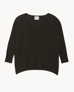 Pull Cachemire Femme Col V Oversize