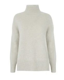 Pull Cachemire Femme Col Cheminee Oversize