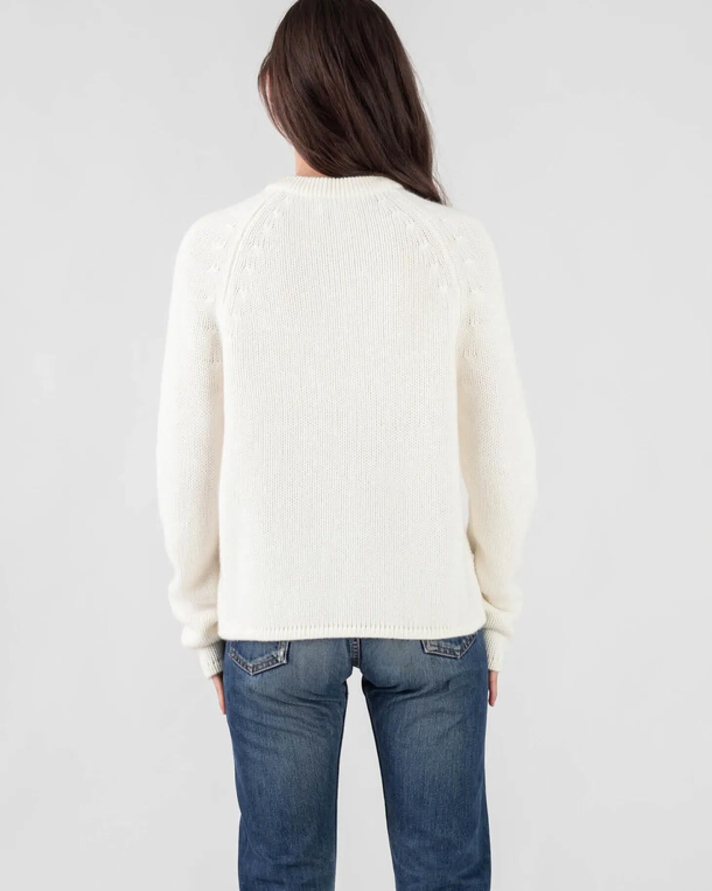 Pull Cachemire Femme Col Rond Court