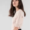 Pull Cachemire Femme Uni Manches Courtes