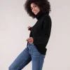 Pull Cachemire Grand Col Roule Femme