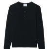 Pull Cachemire Homme Col Tunisien