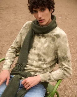 Pull Cachemire Homme Col Rond Bleach