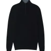 Pull Cachemire Homme Col Camionneur Uni