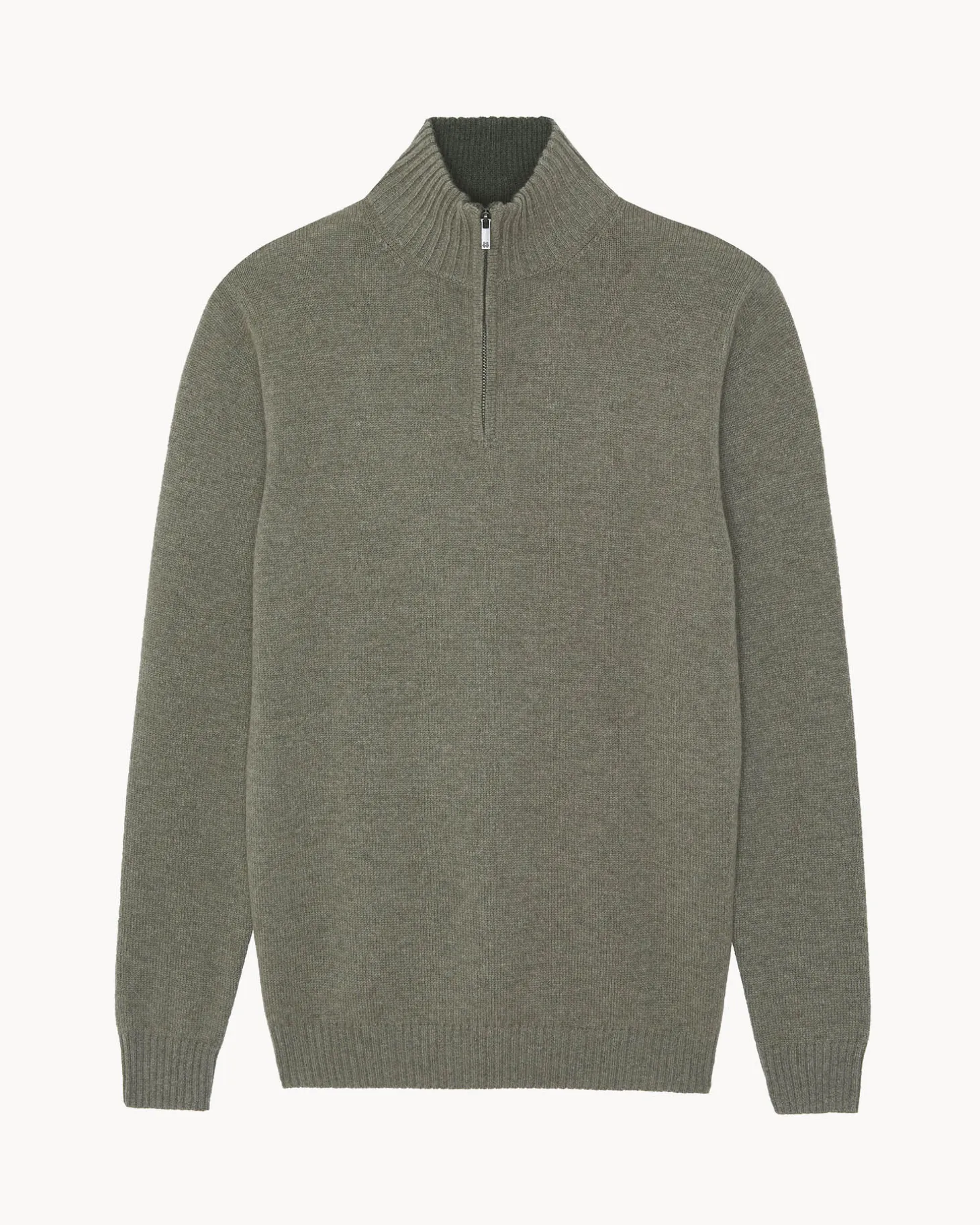 Pull Cachemire Homme Col Camionneur Uni