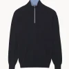 Pull Cachemire Homme Col Roule Uni Avec Patchs Aux Coudes