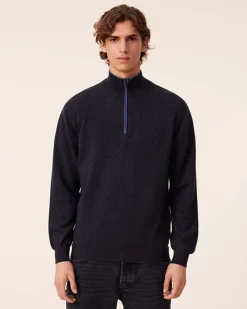 Pull Cachemire Homme Col Roule