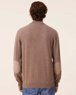 Pull Cachemire Homme Col Camionneur Uni