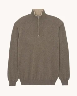 Pull Cachemire Homme Col Camionneur Uni