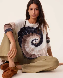 Pull Cachemire Liquette Tie & Dye, 2 Fils